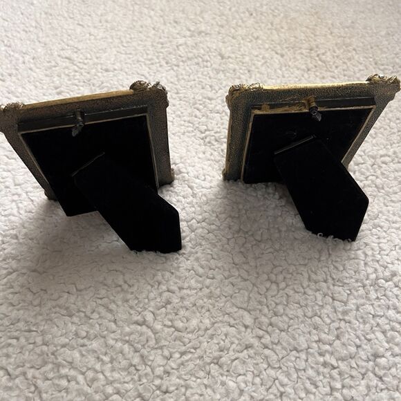 2 NEW Green Tree Gallery Photo Frame Rhinestone Red for 2 X 3” Photos Ornate - Picture 7 of 14